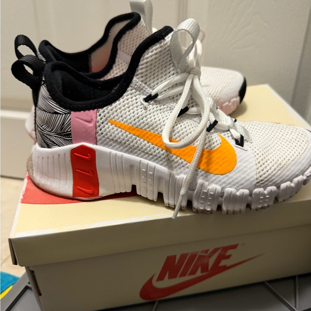 Nike Black and Orange Athletic Shoes